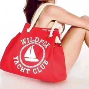 WILDFOX YACHT CLUB REVERSIBLE BEACH TOTE